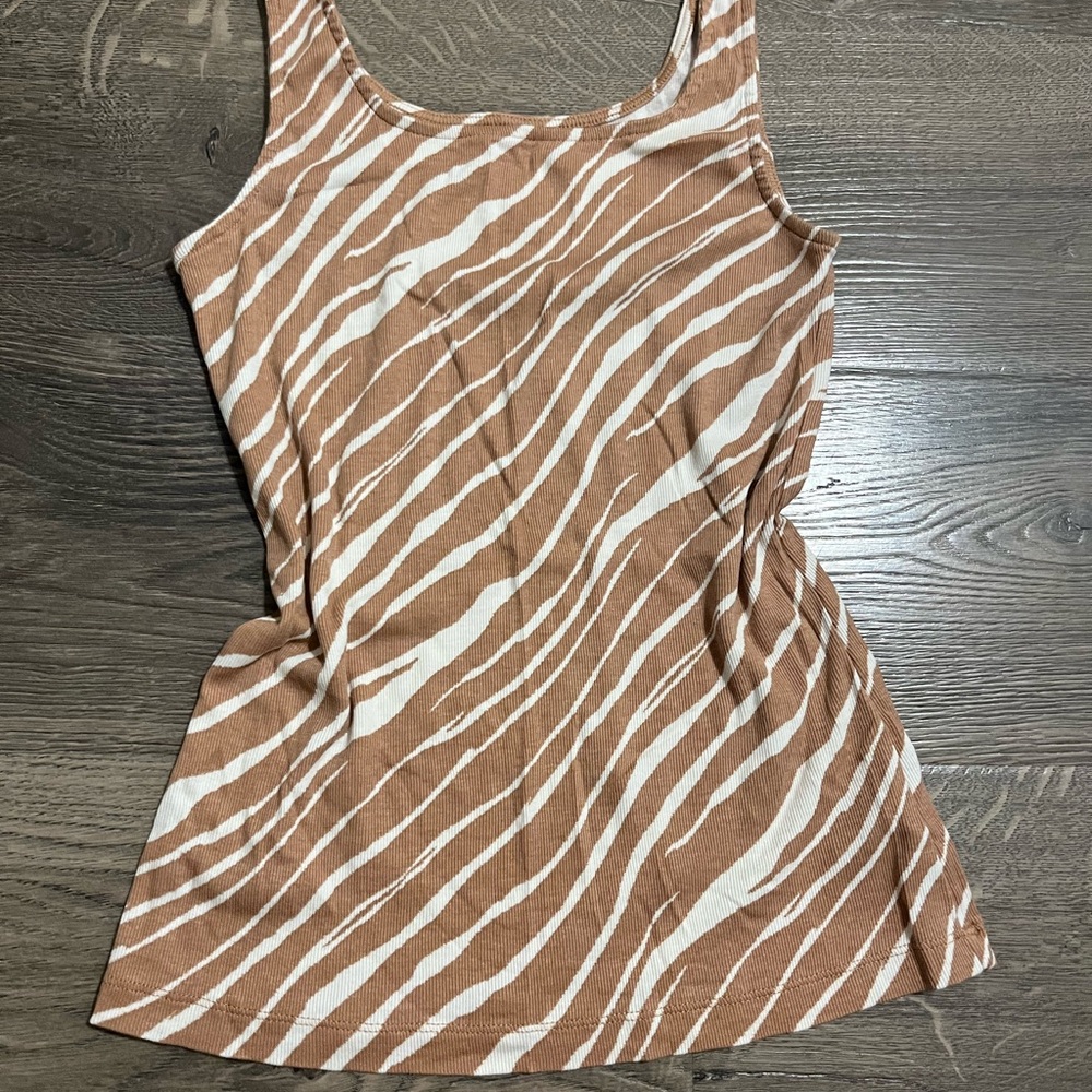Women's Zebra Print Tank Top